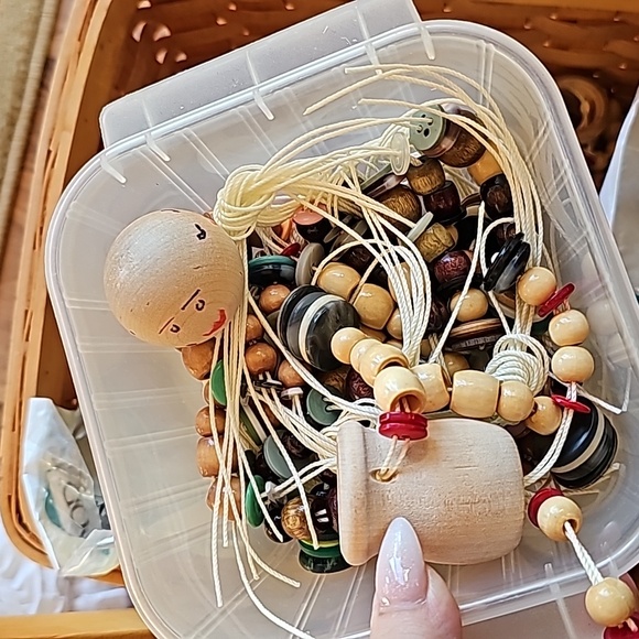 Whole Basketfull!!! For Button & Spool Dolls!🧵❣️ - Picture 11 of 16